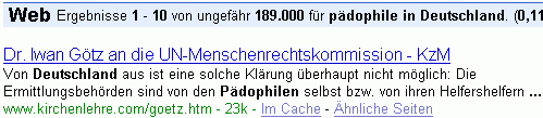 pädophile in Deutschland bei G.